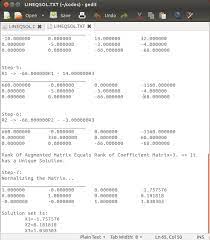 Source Code Of Linear Equation Step By