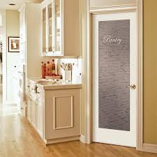 Recipe Pantry Frosted Glass Primed Wood