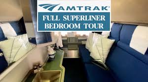 full amtrak superliner bedroom tour