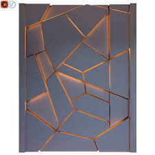 decorative wall panel with light 14 3d