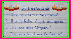 20 lines on Diwali/Essay on diwali/20 lines essay on diwali/Diwali ...