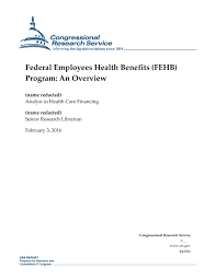 Federal Employees Health Benefits Fehb Program An