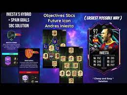 Другие видео об этой игре. Iniestas Hybrid Spain Goals Sbcs Easiest Way Possible Objectives Iniesta Sbc Madfut 21 Youtube