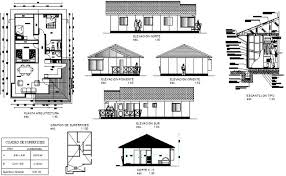Wooden House Plan Elevation And