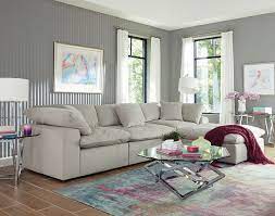 posh modular sectional dove by