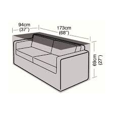 3 Seater Rattan Sofa Cover