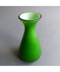 green murano glass vase 1960 1970
