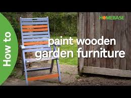 How To Paint Wooden Garden Furniture