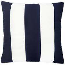 White Stripe Outdoor Cushion Cover