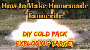 how to make homemade tannerite diy