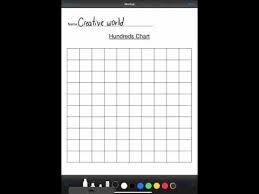 Easy Way To Complete A Math Hundreds Chart Youtube