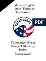 Turkmence-Ingilizce Ingilizce-Turkmence Dictionary Sozluk | PDF