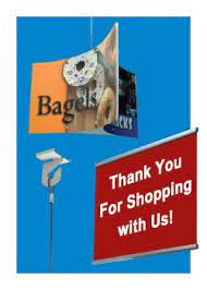 Suspend lightweight hanging signs and banners from acoustical tile. Ceiling Signage Banner Hangers Grid Clips Hanging Accessories Clip Strip Corp