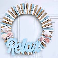 12 clothespin wreaths