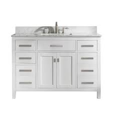 Good design should mean that a small. Design Element Valentino 48 In White Undermount Single Sink Bathroom Vanity With White Natural Marble Top In The Bathroom Vanities With Tops Department At Lowes Com