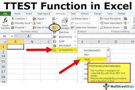T Test In Excel Formula Examples