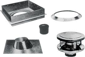 Triple Wall Ceiling Stove Pipe Kit