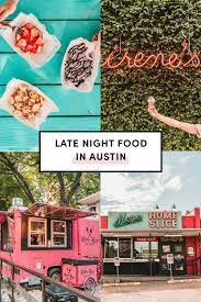 17 spots for late night food in austin