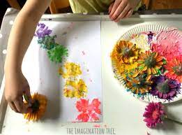flower print art the imagination tree