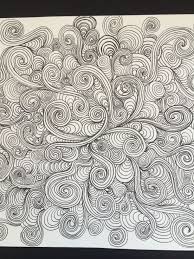 Zentangle Swirls Mandala Coloring Pages Mandala Coloring