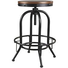From design, through fulfillment, ashley continuously strives to provide you. Ashley Furniture Valebeck Adjustable Swivel Bar Stool In Brown And Black Walmart Canada