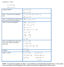 systems of linear equations