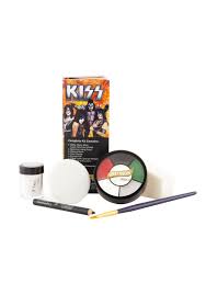 makeup kit for kiss band mens black red white one size fun costumes