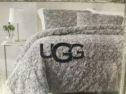 Ugg Glamour Comforter Set King Gray