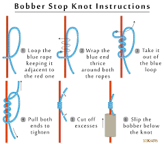 how to tie a bobber stop knot step by