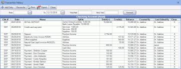 Open Dental Software Accounting Transactions