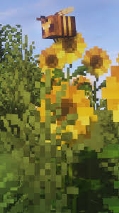 aesthetic Minecraft bee phone wallpaper ...