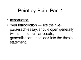 compare and contrast essay writing ppt point by point part 1 introduction