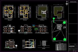 house plan design 4 autocad file free