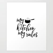 my rules kitchen printable kitchen
