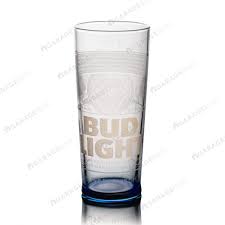 Budweiser Bud Light Beer Glass Pint