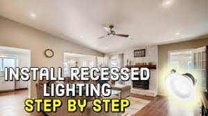 how to install recessed lighting