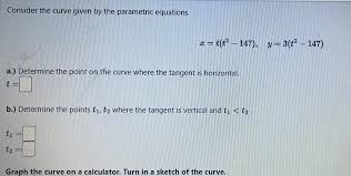 Curve Given By The Parametric Equation