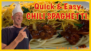 quick and easy chili spaghetti