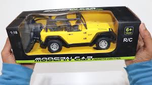 remote control modern jeep car unboxing