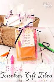simple back to teacher gifts
