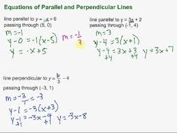 Parallel Perpendicular Lines