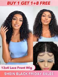 13x4 jerry curly lace front wig human