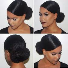 How to style a bun 13 different ways. Low Bun Hairstyles For Black Hair Black Hair Bun Low Bun Hairstyles Natural Hair Styles