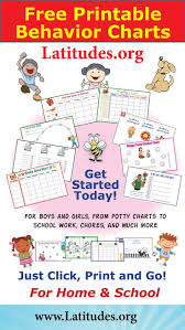 Free Printable Behavior Charts For Home School Free