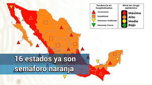 Del 22 al 28 de marzo, la ciudad de méxico se mantendrá en semáforo naranja. Covid En Mexico 16 Estados Estan En Semaforo Naranja Youtube