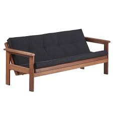 Windsor 3 Seater Wood Outdoor Sofa Bed