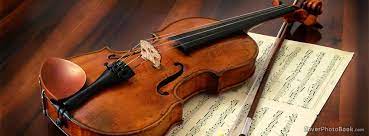 Violin Manuscript Facebook Cover Hobbies gambar png