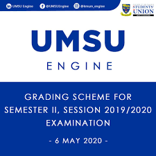 Contextual information relating to our partner university's credit and grading system. Grading Scheme For The Semester Ll Session 2019 2020 Examination Umsuengine University Of Malaya Students Union Faculty Of Engineering Facebook