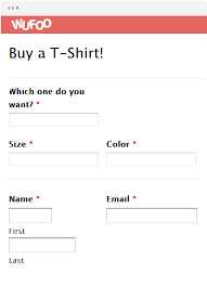 Online Order Form Templates Wufoo