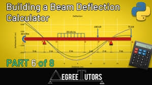 beam deflection calculator in python